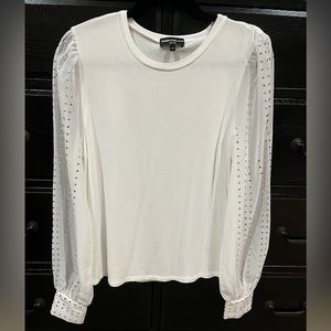GENERATION LOVE Talia Studded long sleeve blouse size medium